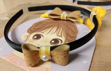 Cerchietto capelli fior sughero souvenir  Sardegna