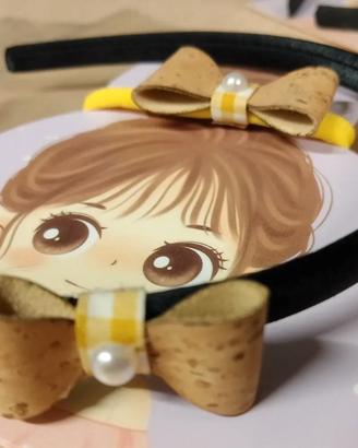 Cerchietto capelli fior sughero souvenir  Sardegna