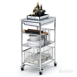 Carrello in acciaio Grundtal Ikea