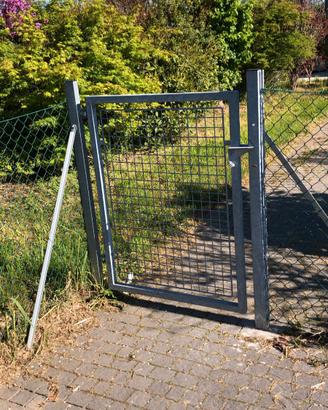 1 CANCELLO IN FERRO ZINCATO PER RECINZIONE