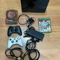 Xbox 360 slim + 2 Joystick+ Gta + Doppio Auricolar