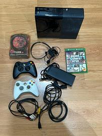 Xbox 360 slim + 2 Joystick+ Gta + Doppio Auricolar