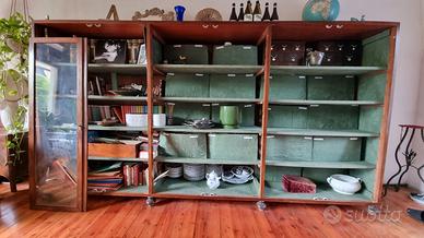 Grande Libreria Vetrina Vintage anni '50/60