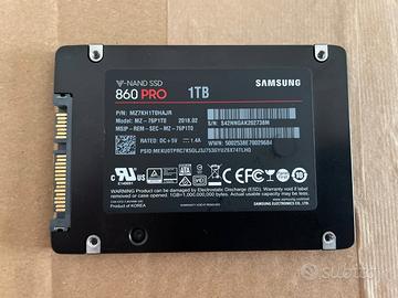 SSD Samsung Pro 860 V Nand 1TB – Perfetto stato