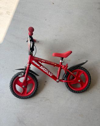 Bici senza pedali Saetta McQueen Cars 12”/ 2-4 ann