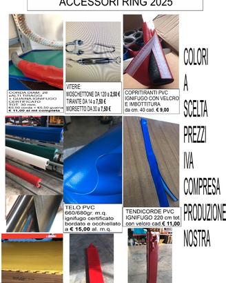 RING E GABBIE TUTTI ACCESSORI E ANCHE COMPLETI