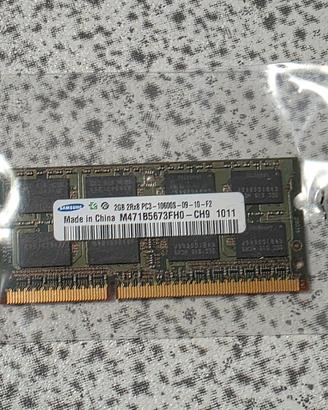 RAM Samsung 2GB DDR3 SO-DIMM 1333 MHz