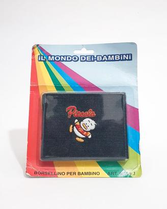 Vintage 80 Portafoglio Borsellino Bambini Ricamato
