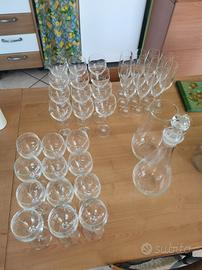  Set bicchieri cristallo