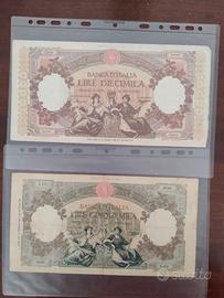 collezione banconote lire e monete