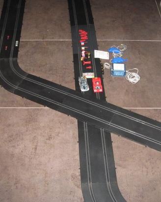 pista policar polistil slot car e parabolica