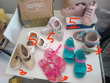 scape e sandali bimba 21 e 23