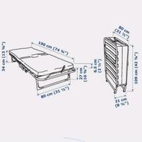Letto pieghevole ikea