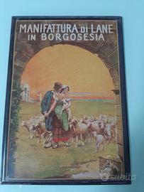 INSEGNA MANIFATTURA LANE TARGA IN RILIEVO