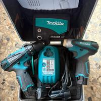 Kit Makita, avvitatore+avvitatore ad impulsi