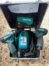 Kit Makita, avvitatore+avvitatore ad impulsi