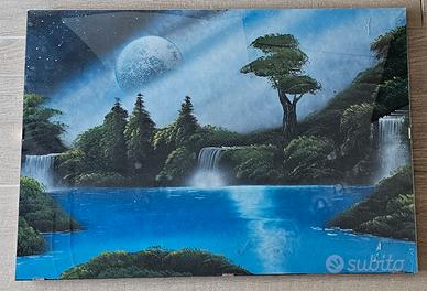 quadro quadri formato A3 paesaggi con cornice