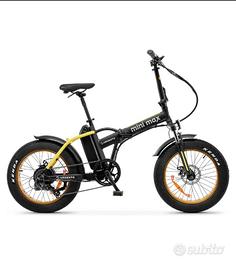 Bici Elettrica Argento MiniMax pieghevole RuoteFat