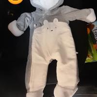 tutina calda 3-6 mesi bimbo