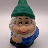 Gongolo n.6 7 nani disney vintage pupazzo gomma