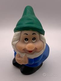 Gongolo n.6 7 nani disney vintage pupazzo gomma