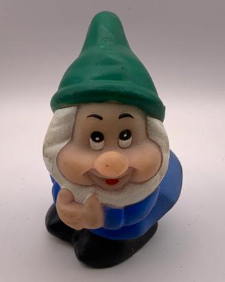 Gongolo n.6 7 nani disney vintage pupazzo gomma