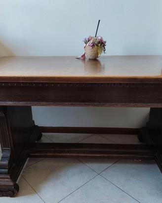 Tavolo Fratino Antico in Legno Massello - Stile Ru