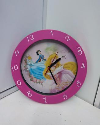 Disney orologio da parete  colore fuxia
