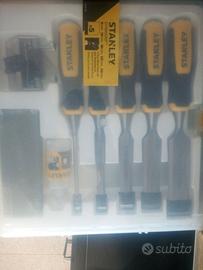 STANLEY, Set 5 scalpelli per legno. 5-16-421