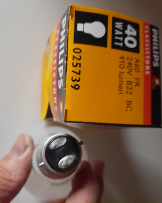 Lampadine a baionetta