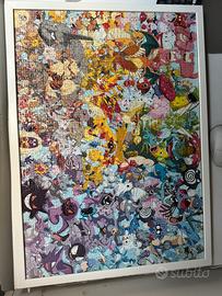 Pokemon quadro puzzle