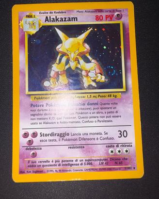 Alakazam Holo Set Base 1/102