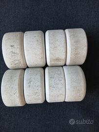 Ruote pattini con cuscinetti 