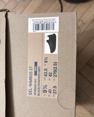 Asics gel Nimbus  27 taglia 43 1/2 - 27,5 cm