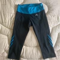 Leggins sportivo donna Adidas Blue e grigio S