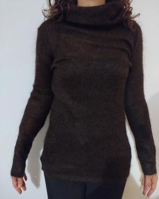 Maglione donna lana Mohair artigianale tg M