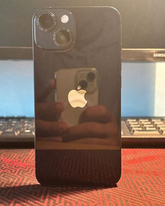 Iphone 14 128GB Mezzanotte •  Scatola + fattura