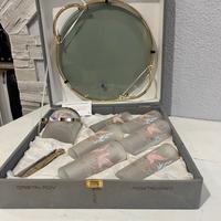 Raro Set CRISTALROVCristallo Satinato box original