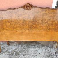 letto matrimoniale antico in legno