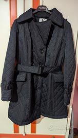 Piumino/Cappotto lungo trapuntato stile trench