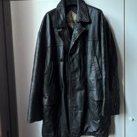Giacca di pelle vintage taglia 54 uomo