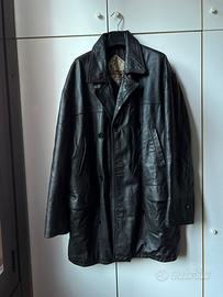Giacca di pelle vintage taglia 54 uomo