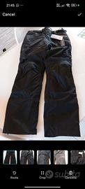 Pantaloni da moto impermeabili con protezioni 