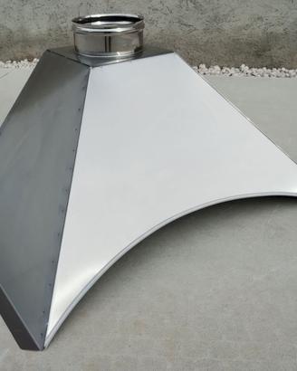 Cappa per barbecue in acciaio inox