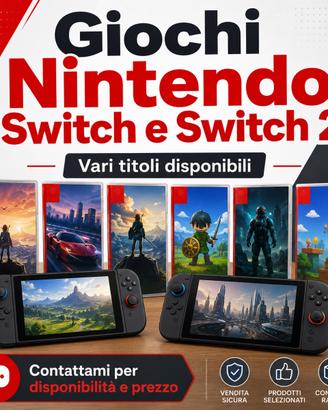 Giochi Nintendo Switch e Switch 2 – Vari Titoli