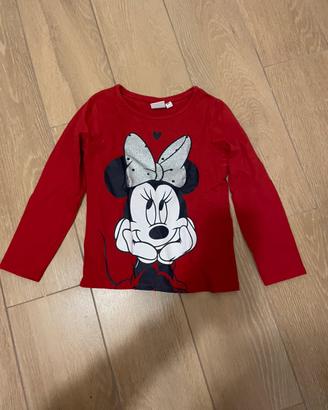 Maglietta Minnie Disney tg 3/4 anni