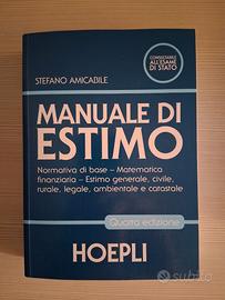 Manuale di estimo Hoepli quarta edizione