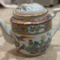 Teiera Cinese Vintage Porcellana Jingdezhen