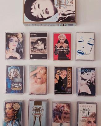 12 cassette di Madonna  e video Vhs