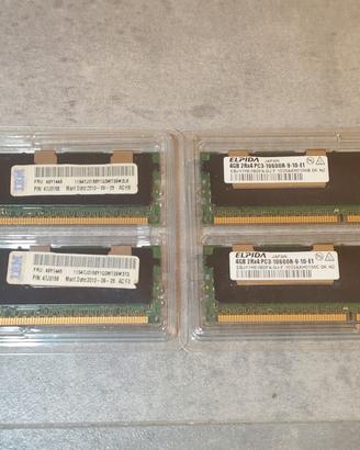 Ram IBM 4GB x4 16GB PC3 DDR3 ecc